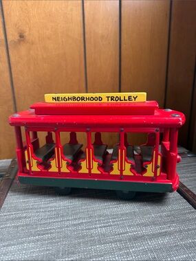 Mr. Roger’s Neighborhood Fisher-Price Red and Yellow Neighborhood Trolley